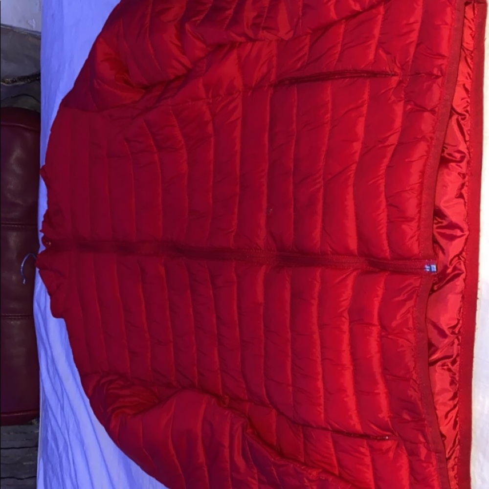 Red puffer jacket - Picture 2 of 3